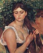 Pierre Renoir The Braid(suzanne Vdaladon) Sweden oil painting artist